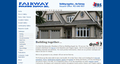 Desktop Screenshot of fairwaybuildingsupply.com